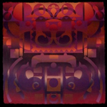 FHH-1, 8 X 8, 2009, ink on japanese fiber - relief print